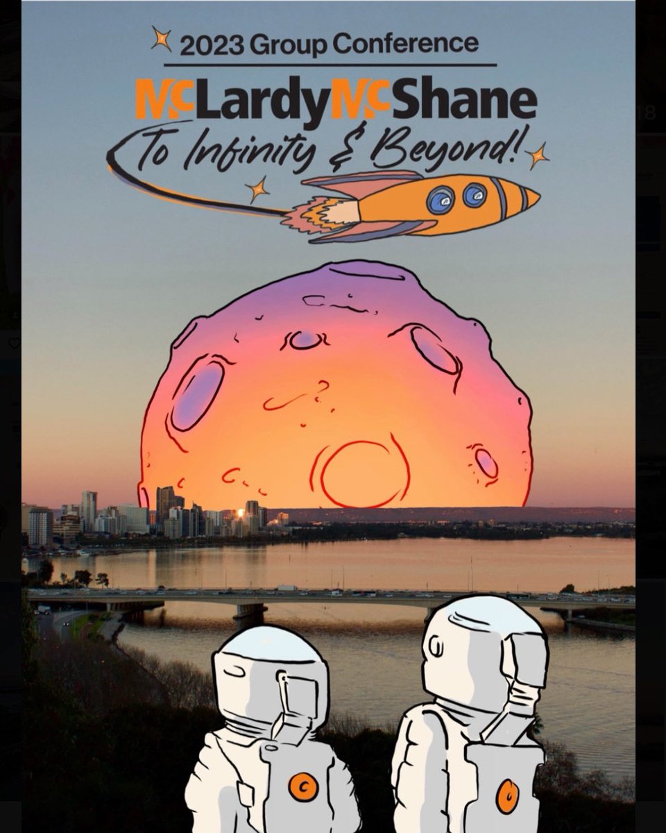 NEARLY BLAST OFF TIME!!! 

1 more sleep till we kick off the 2023 McLardy McShane Group Conference 

TO INFINITY &amp; BEYOND 🚀 

#mclardymcshane 
#mclardymcshanepartners 
#wevegotyourback