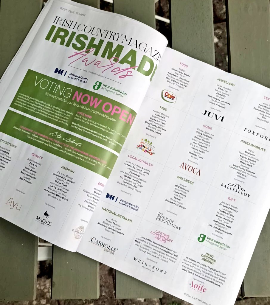 We're finalists in this year's @IrishCountryMag #irishmadeawards !! How exciting! Voting is now open irishcountrymagazine.ie/vote before September 12th. Help us support folk rebuilding their lives after migration, addiction or time in prison. Please retweet!