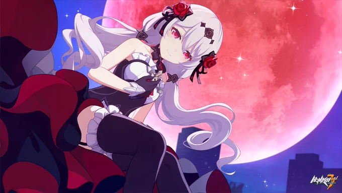 [Wallpaper] Before the Endless Dream Ends Event Wallpaper Download  Event Before the Endless Dream Ends is underway! Play the event to get Darkbolt Jonin's new outfit Shimmering Wavelets and more~  More wallpapers >>  #HonkaiImpact3rd