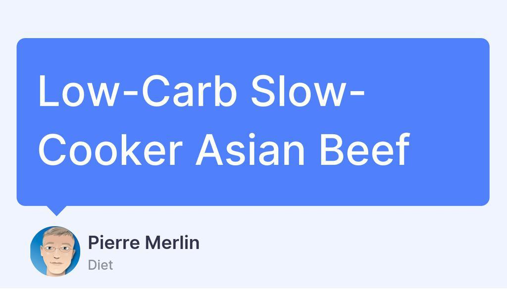 PierreLabMN's tweet photo. Just made an amazing low-carb slow-cooker Asian beef dish ๐ฅฉ Super flavorful and easy to make! ๐คค Who's ready for dinner? ๐ด #lowcarbmeals #yummy
Read the full article: Low-Carb Slow-Cooker Asian Beef
โธ https://t.co/45uH7wFaAY
#AsianFeast #SoySauce #LowCarbRecipes https://t.co/eNPd5u65PP