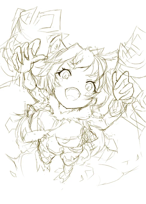 久しぶりにアテギア絵描くぞ(完成させるとは言ってない 