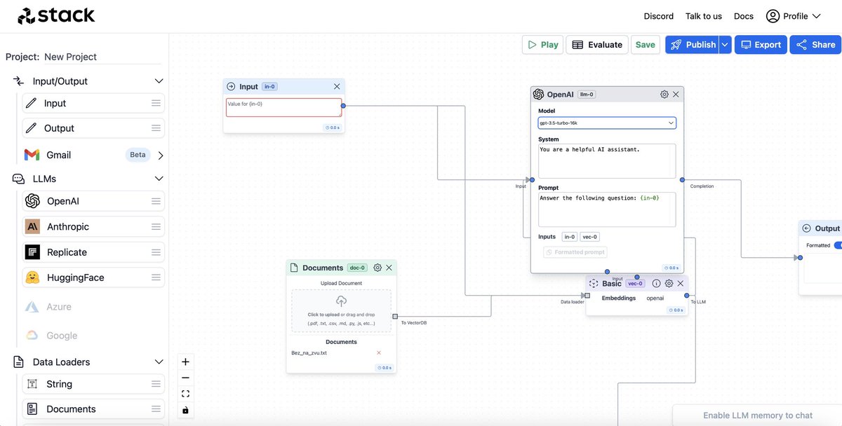 AICodingJourney's tweet image. Exploring tools like Botpress &amp;amp; Stack AI can simplify chatbot development. From base logic to intricate functions, everything is in your control. Dive in! #ChatbotTools #ai
