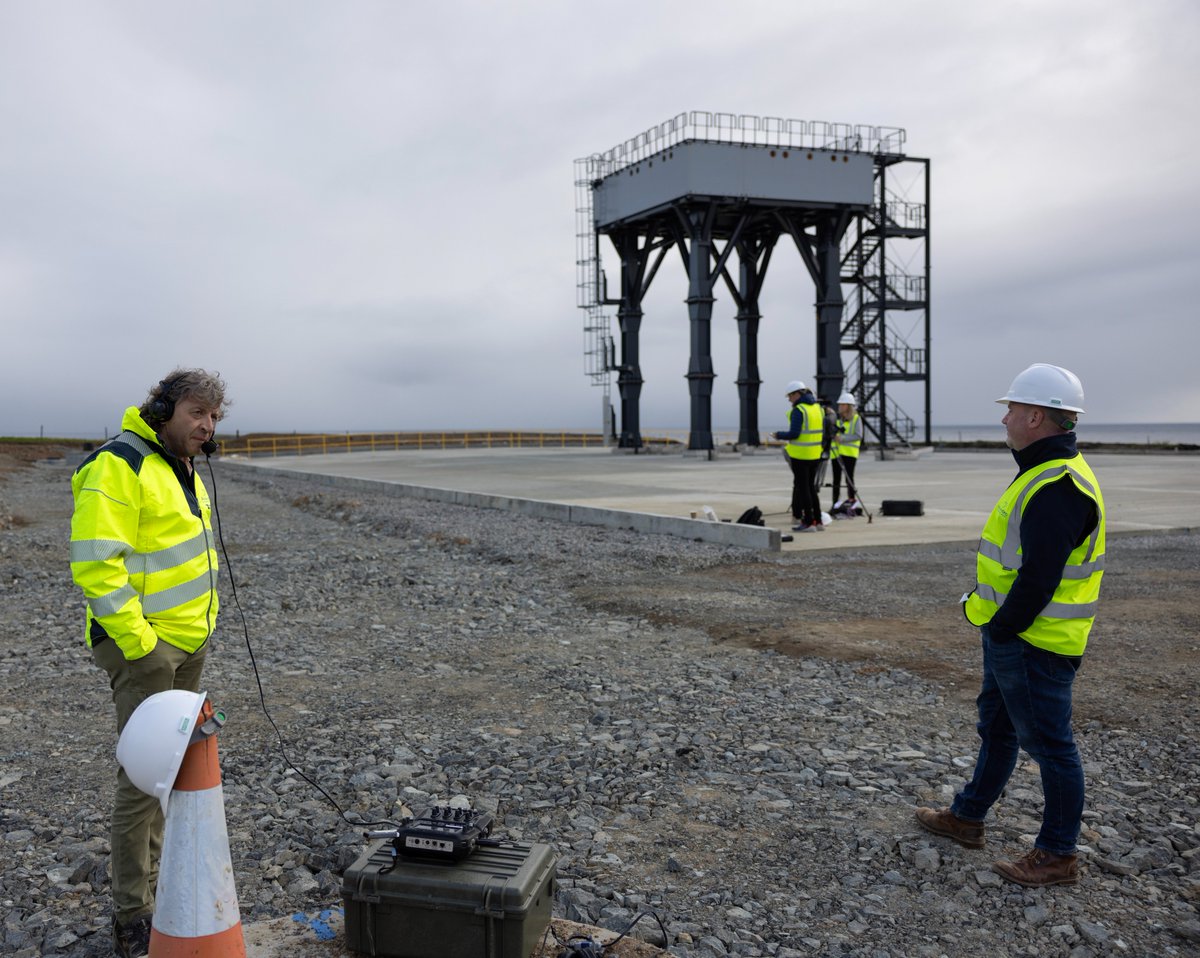 Behind-the-scenes from @BBCScotland's visit to Unst earlier this month, witnessing the progress we’ve made building the UK’s premier vertical launch site 🚀.