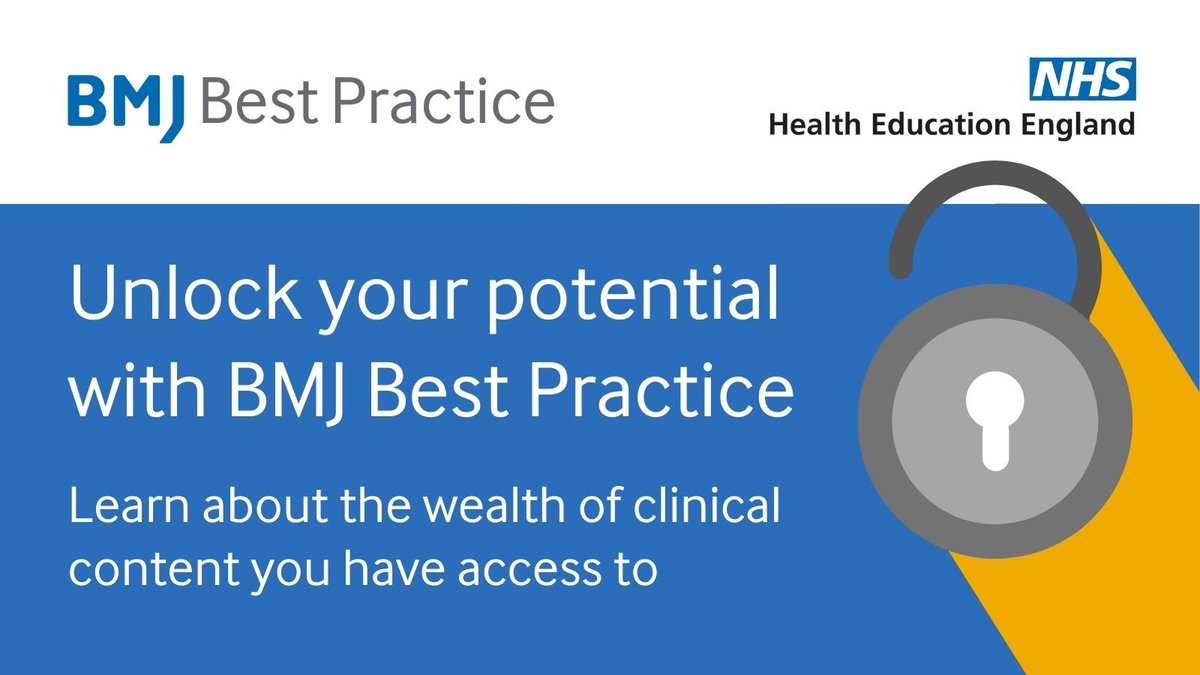Right information, right time! #ClinicalDecisionSupport must be intelligent, interpretable, integrated, impactful, interoperable & inclusive states the new @NHSE Guide to implementing CDS.  
Use @BMJBestPractice provided to the NHS in England by @NHSWTE bmj.com/company/hee/