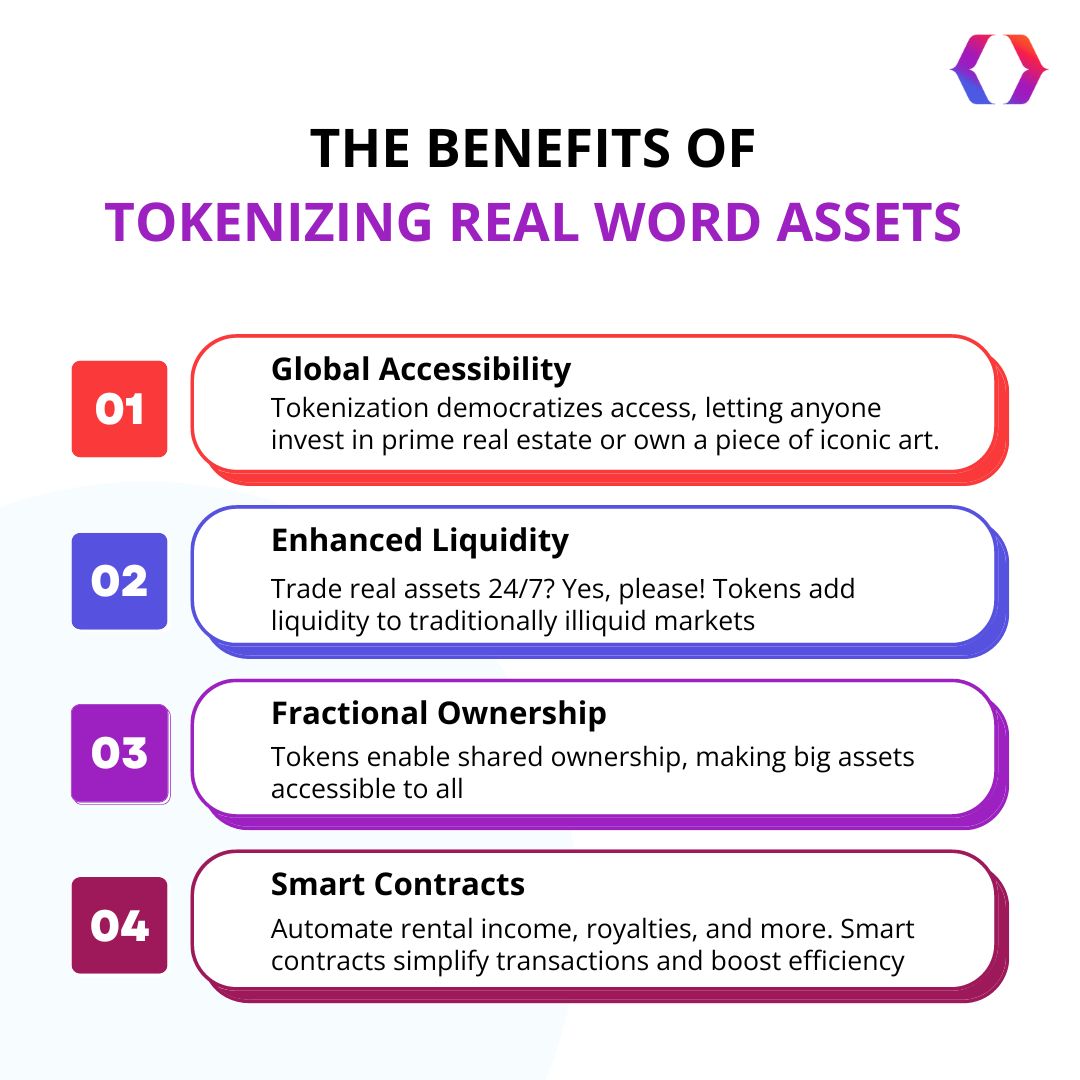KrypcoreWeb3's tweet photo. Ever wondered about turning real-world assets into digital tokens? From real estate to fine art, the possibilities are boundless.
🌍 Global Accessibility
💸 Enhanced Liquidity
👥Fractional Ownership
🔗Smart Contracts
With #Krypcoreweb3, the future is yours to shape! https://t.co/LNyDMYJE5G