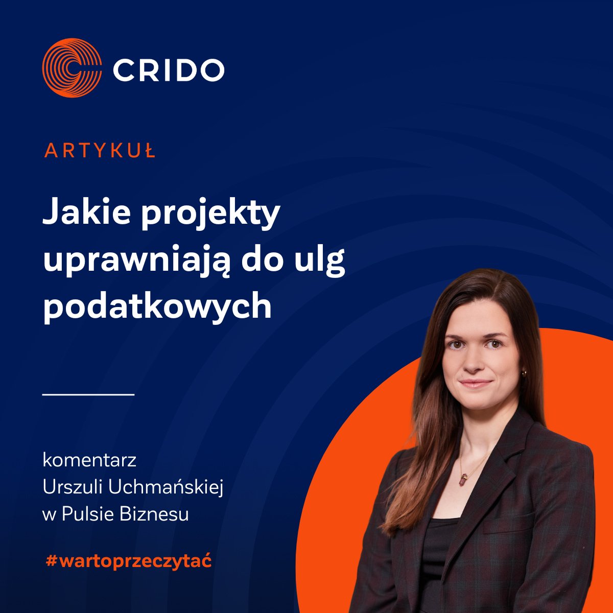 CridoPL's tweet photo. Interpretacje fiskusa dotyczące zachęt podatkowych rozwiewają wątpliwości przedsiębiorców, którzy zarabiają na innowacyjnych rozwiązaniach.  

Jakie projekty uprawniają do ulg podatkowych?  

Więcej o tym Urszula Uchmanska z #CRIDO w @puls_biznesu👉https://t.co/22sR9Kv4au https://t.co/QAd0oglyrv