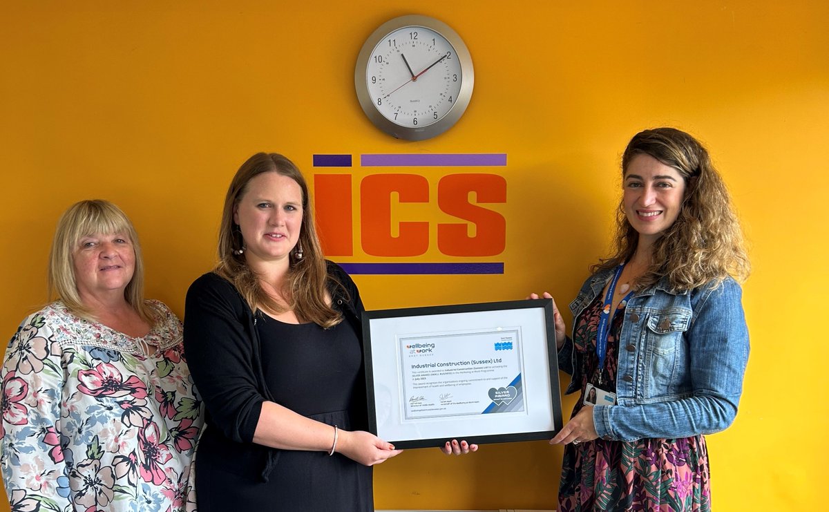 We are over the moon to be the first small business in the county to achieve the East Sussex County Council Wellbeing at Work Small Business Silver Award!

#teamics #icsroofing #icsdeliveringsolutions #ics #loveconstruction #construction #wellbeingatwork #silveraward #eastsussex