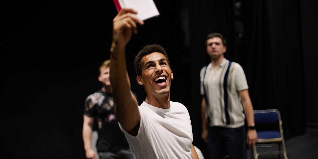 📸🎭 First Rehearsal Photos for Shakespeare's R&amp;J 🎭📸

We are thrilled to give you an exclusive sneak peek into the first rehearsals of Shakespeare's R&amp;J! 

#ShakespearesRAndJ #FirstRehearsal #BehindTheScenes #TheatreMagic #ComingSoon #RomeoAndJuliet