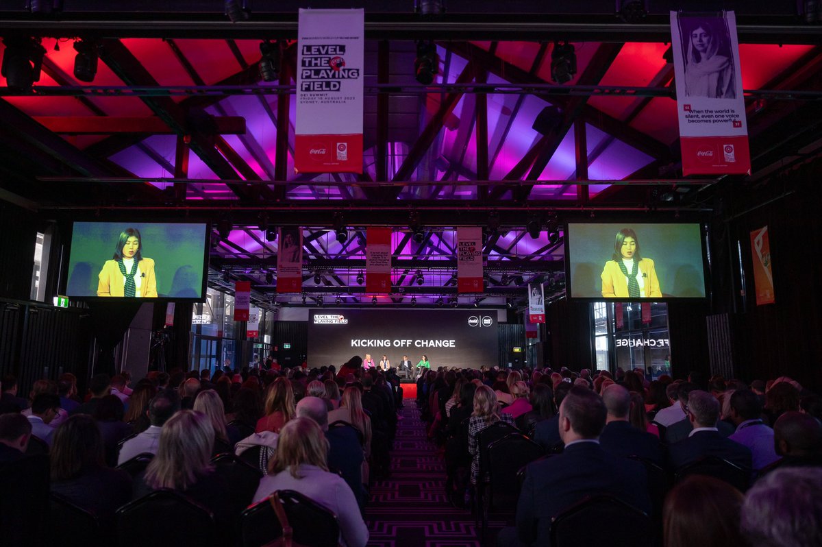 phearongsp's tweet photo. DEI Summit, part of FIFA Women World Cup 2023 in Sydney, Australia. https://t.co/t7MLdtWChV