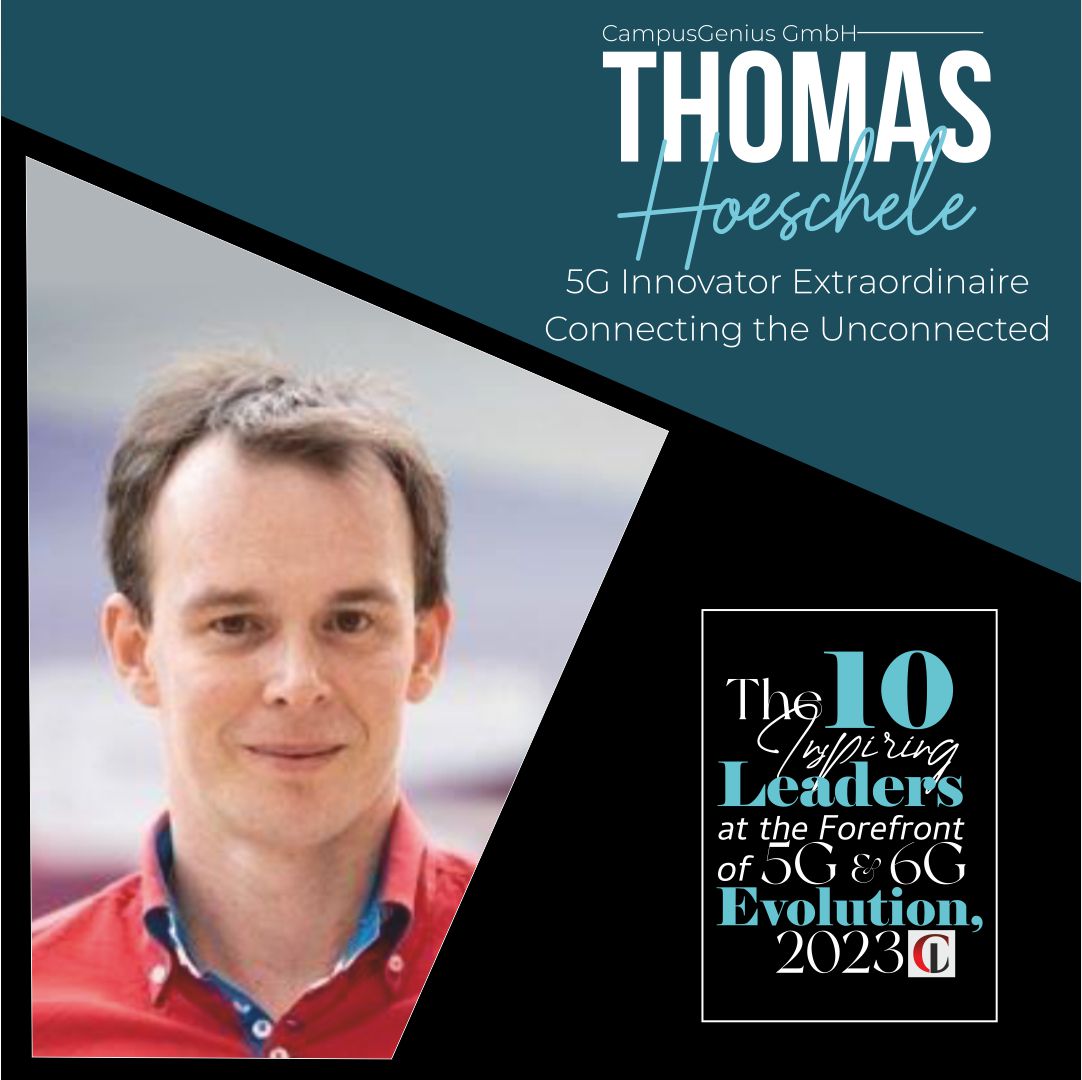 Thomas Hoeschele the Co-founder and Managing Director at CampusGenius, is revolutionizing the way businesses approach their network infrastructure.

Read More: bityl.co/KcM5

#telecommunications #5G #5GNetwork #network #telecomservices #networkbusiness #BusinessGrowth