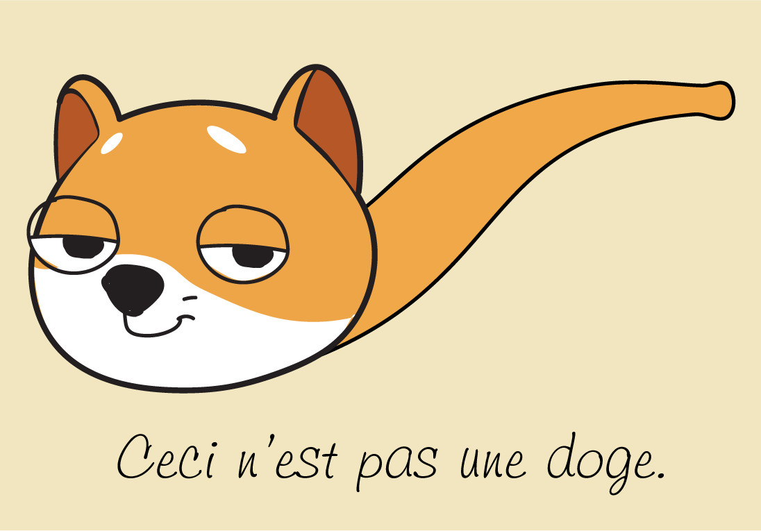 BabyDoge's tweet photo. Magritte had a secret to success that we can all learn from. Sometimes, it's about thinking outside the box and embracing the unexpected. Just like his surreal art, life can surprise us in the most wonderful ways. Keep an open mind and let the magic unfold! #ThinkOutsideTheBox https://t.co/i3HTKqAkhl