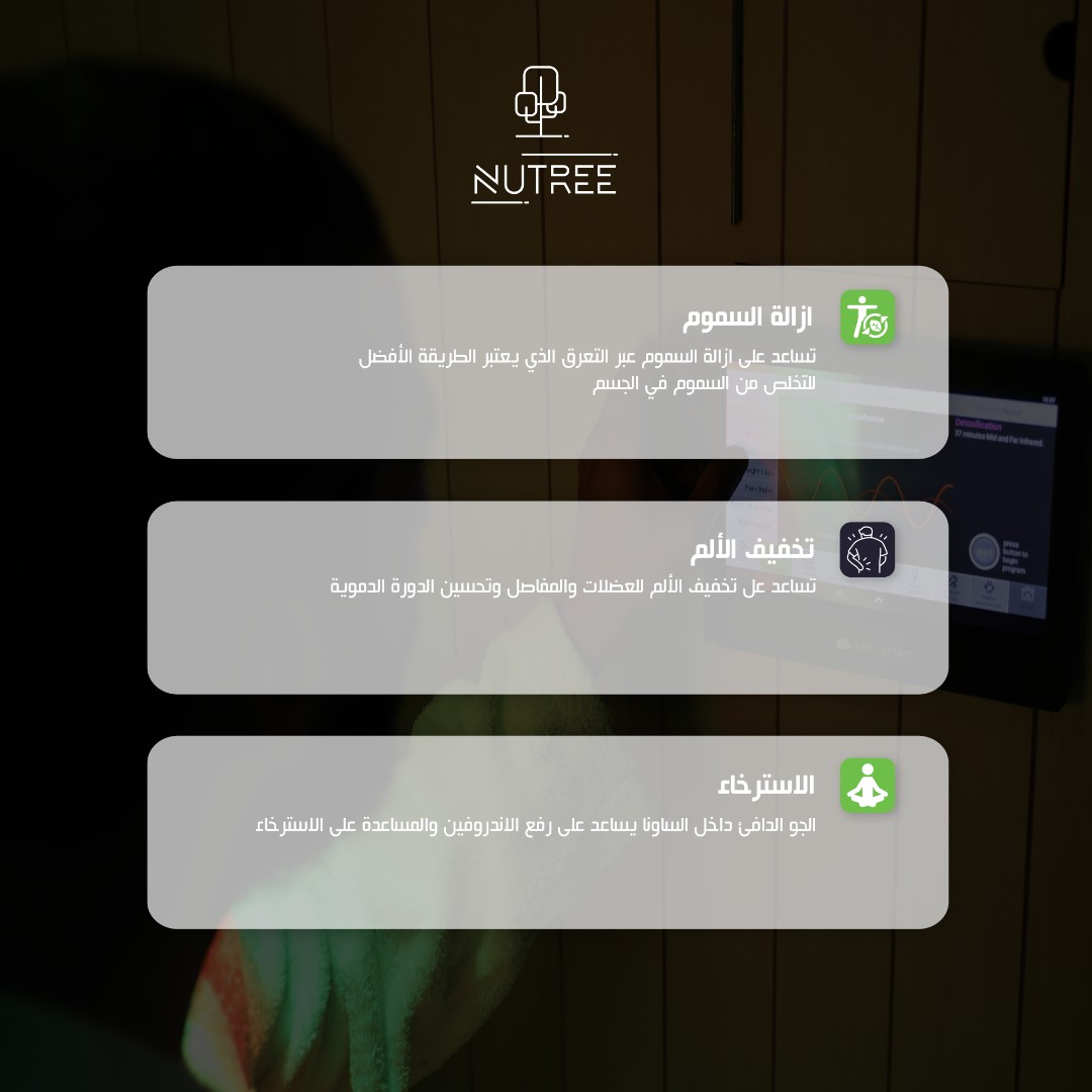 nutreeholisticq's tweet photo. هل كنت تعلم أن ساونا الأشعة تحت الحمراء لها كل هذه الفوائد؟​

اكتشف هذه الفوائد بنفسك:​

اتصلوا على 44019000​
أو راسلونا على واتساب على 30585858​

#nutree #qatar #wellness #dohafit #qatari #doha #qatarinstagram #qatarlife #qataria #qatarliving #dohaqatar #hollisticwellness https://t.co/oI1hu39FZ6