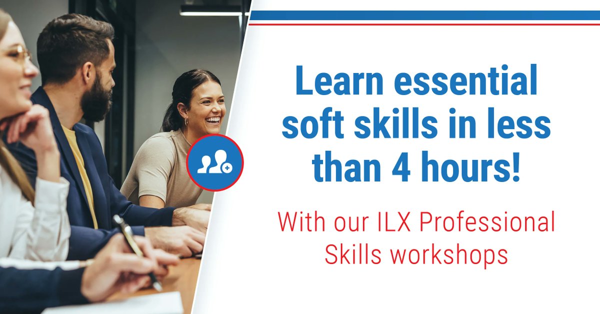 ILXGroup's tweet photo. Developing #softskills is now essential.

As you’ll be able to:
• Build successful relationships 
• Improve critical thinking 
• Understand #customer needs

Download our #course catalogue to learn more about our professional #skills workshops!

https://t.co/pa9rc2nMh1 https://t.co/wZfNZv4puA