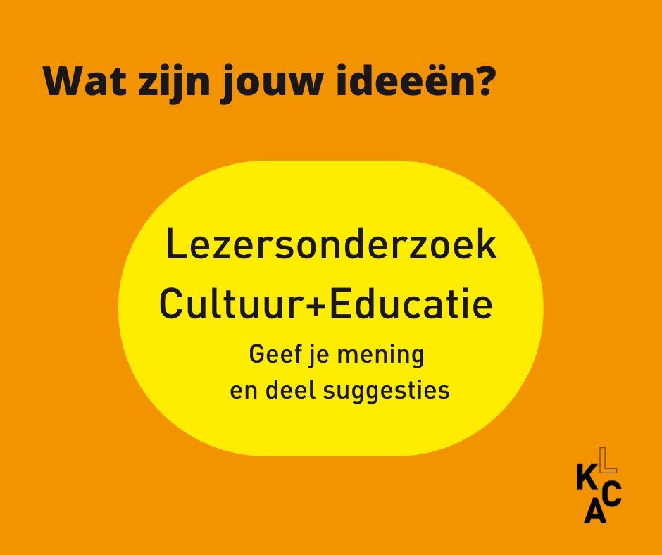 Heb jij recent of langer geleden een of meerdere artikelen uit het onderzoekstijdschrift Cultuur+Educatie gelezen? We horen graag wat je ervan vindt: 

👉 nl.surveymonkey.com/r/5YNY2R3