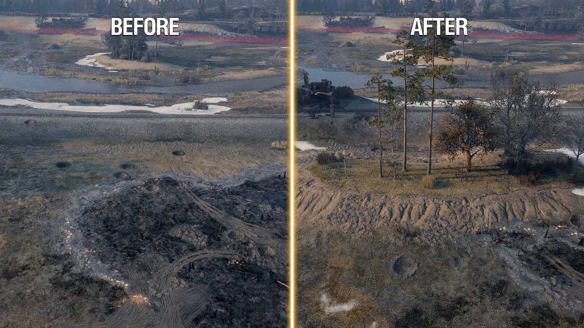 worldoftanks's tweet photo. Something about the Studzianki map looks new... it almost  like the factory got expanded and the K-line in the village has been extended! 😁 There's even more changes on the map to improve the balance. Which key locations do you think need to be locked down to secure victory? https://t.co/ZkGr3jdj3q
