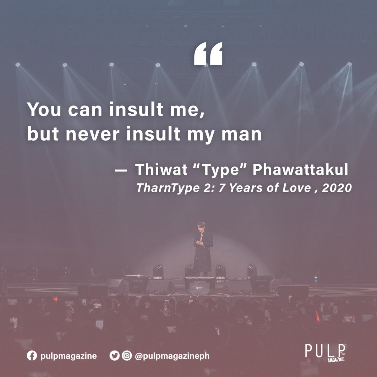 PULPMagazinePH's tweet photo. Type's unwavering loyalty and protectiveness towards Tharn are palpable. Truly, love knows no bounds, and Type stands ready to defend his beloved Tharn against all odds.
#Gulf
#PULPisback
#LiveLoud
#PULPMagazine
#SpecialEditionMiniPosterIssue2023
#IssueNo206 https://t.co/V9Gr3B1HNX