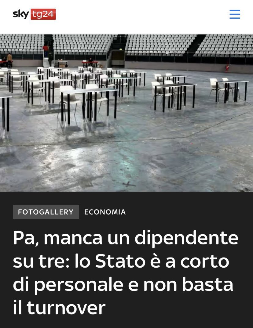 Tra questi mancano: 
• funzionari amministrativi
• assistenti amministrativi
• funzionari giuridico/contenzioso

Occorre l’esaurimento totale delle relative graduatorie.

<a href="/GiorgiaMeloni/">Giorgia Meloni</a> 
<a href="/Paolo_Zangrillo/">Paolo Zangrillo</a> 
<a href="/FunzPub/">Dipartimento della funzione pubblica</a> 
<a href="/matteosalvinimi/">Matteo Salvini</a>  
<a href="/w_rizzetto/">Walter Rizzetto</a> 
<a href="/CIFARIPAM/">CIFA</a> 
#idoneicugiul