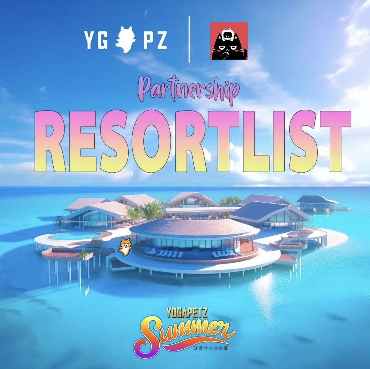 🦁YogaPetz x Sekerete 🐈‍⬛

It's #YGPZSummer 

🦁🦁🦁🦁🦁🦁
1x RESORTLIST
🦁🦁🦁🦁🦁🦁

To Enter: 
☛Like♥&amp; RT + Tag 3 Friends
☛Join: alphabot.app/yogapetz-x-sek…