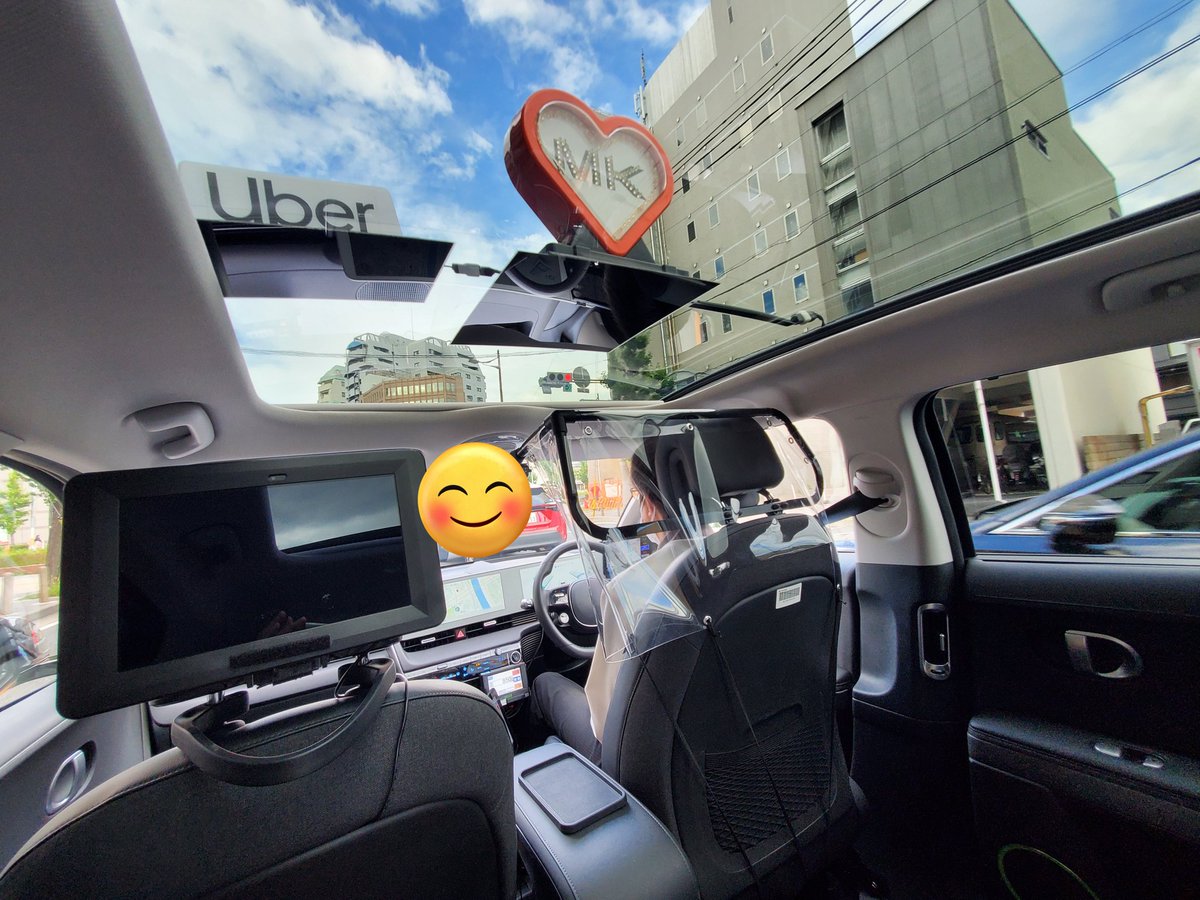 kobujimekinako's tweet image. MKタクシーの現代ionic5に乗ったどー
#IONIC5