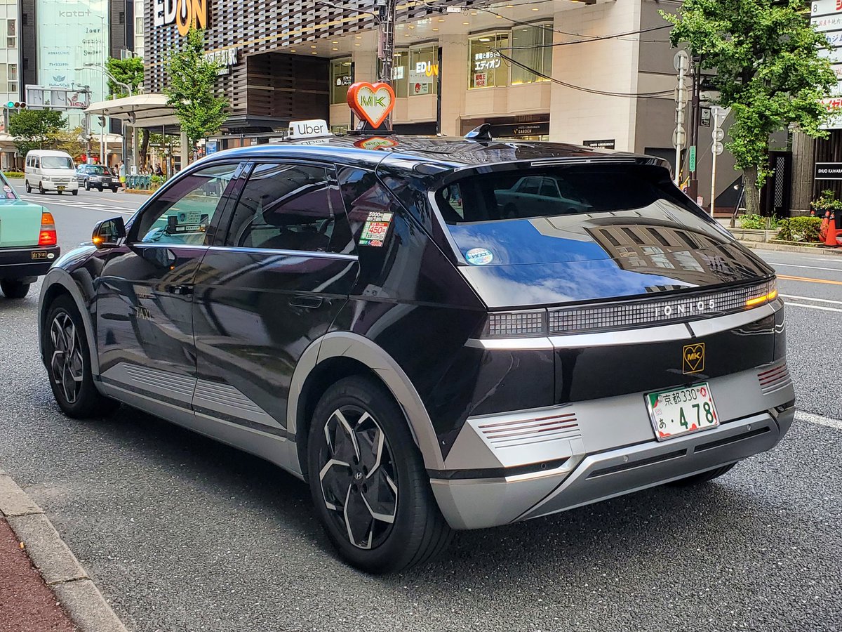 kobujimekinako's tweet image. MKタクシーの現代ionic5に乗ったどー
#IONIC5