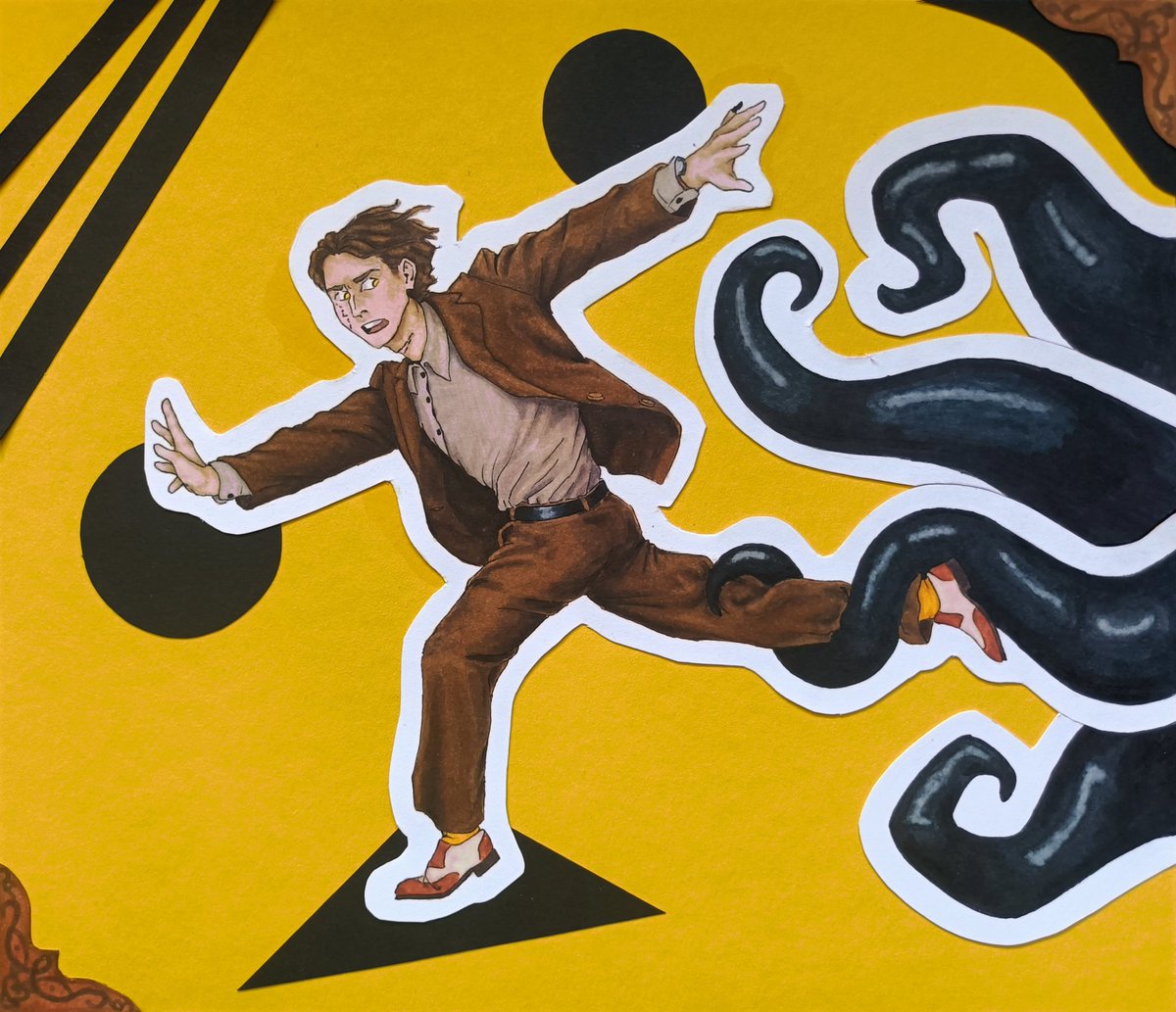 he just keeps running from the horrors

#malevolent #malevolentpodcast #malevolentfanart @MalevolentCast