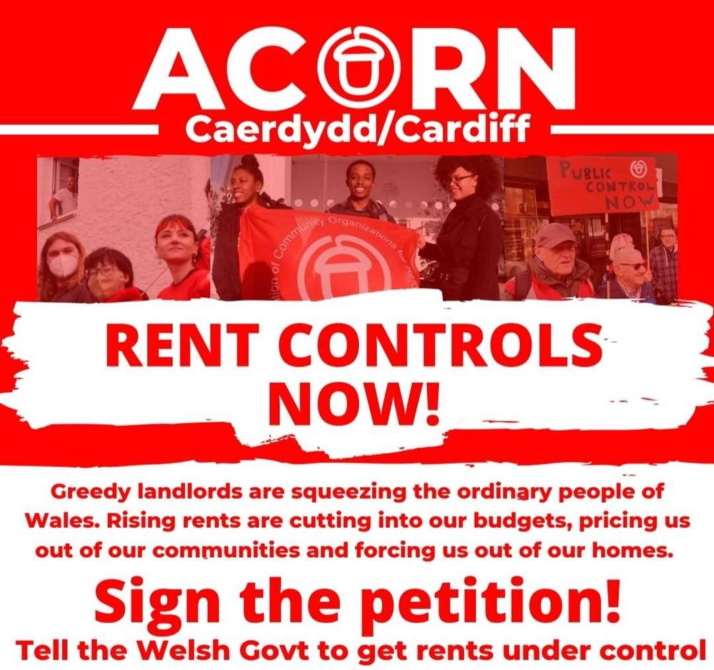 Support the <a href="/ACORNCymru/">Rent Control Cymru</a> campaign by signing the petition &amp; telling the Welsh Govt to get rents under control! acorntheunion.org.uk/rentcontrolwal…