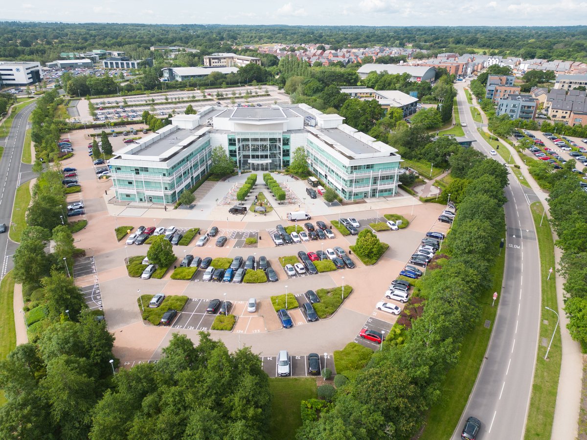 How green is your workplace? Uur multi-let offices, One Central Boulevard <a href="/BlytheValley/">Blythe Valley Park</a> are surrounded by trees and then 122 acres of countrypark! #sustainable #offices #Solihull