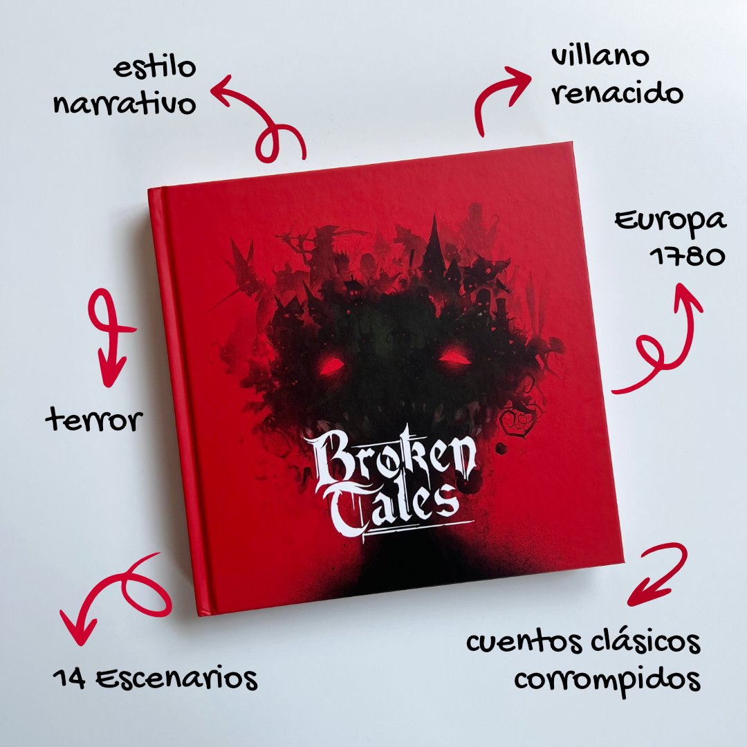 maldito_master's tweet image. Érase una vez... Broken Tales

un juego de rol narrativo sobre cuentos clásicos

una versión más oscura de la Europa de 1780, corrompida, con personajes descabellados, magia, y una marcado ambiente de terror

#juegoderol #brokentales #cuentosclasicos