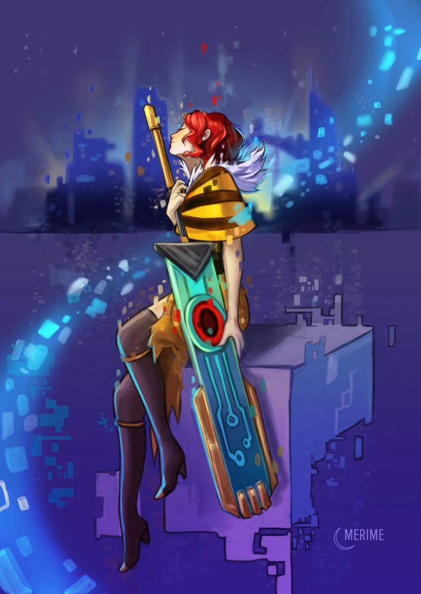 ByMerime's tweet image. Take up the call and follow everybody 
I won&apos;t become a number in the system 
Zeroes and ones 
Not me, not me

#Transistor