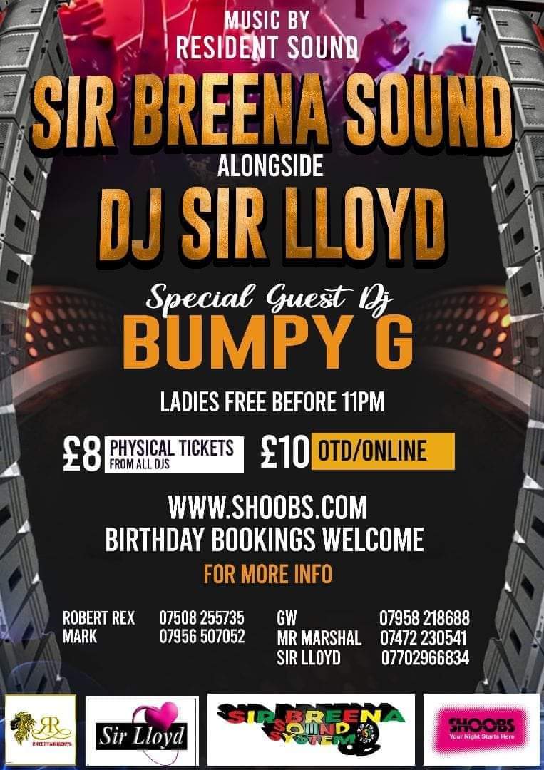 Date for your diaries!!
Rex Radio Proudly Presents
Party Vibes 

Sat 23rd Sept 2023
@ All Nations Bar,Tottenham
10pm - 4am

Ladies Free before 11pm
Tickets £8 from all djs and All Nations Bar

£10 OTD/online
shoobs.com/events/85964 

Birthday Bookings Welcome 

Info 07508 255735