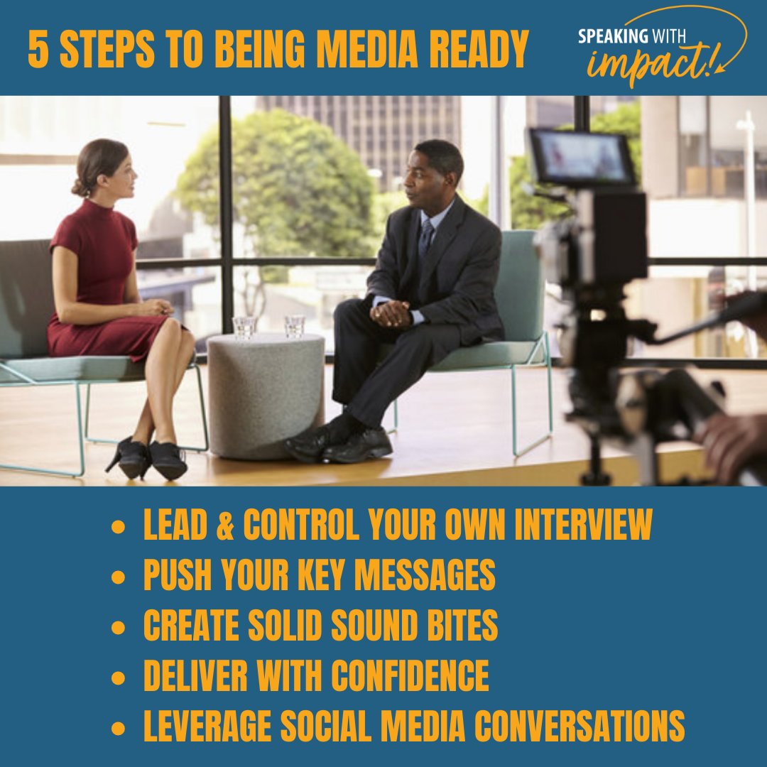 DMHConsultingGr's tweet photo. Get #MediaReady with #SpeakingWithImpact! Our program is designed to help you confidently speak to the media. Discover valuable tips and techniques to make your message heard and make a lasting impact. Check it out now: https://t.co/0wEWVQhD2v https://t.co/ZIiv2gWZnB