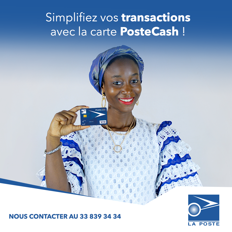 LaPosteSn's tweet photo. Plus qu'une carte, c'est votre accès à un monde de commodité !
Simplifiez vos transactions avec PosteCash : retraits, paiements en ligne, sécurité totale – tout-en-un seul compagnon financier.
#Facilité #PosteCash https://t.co/iPZDnTi19l