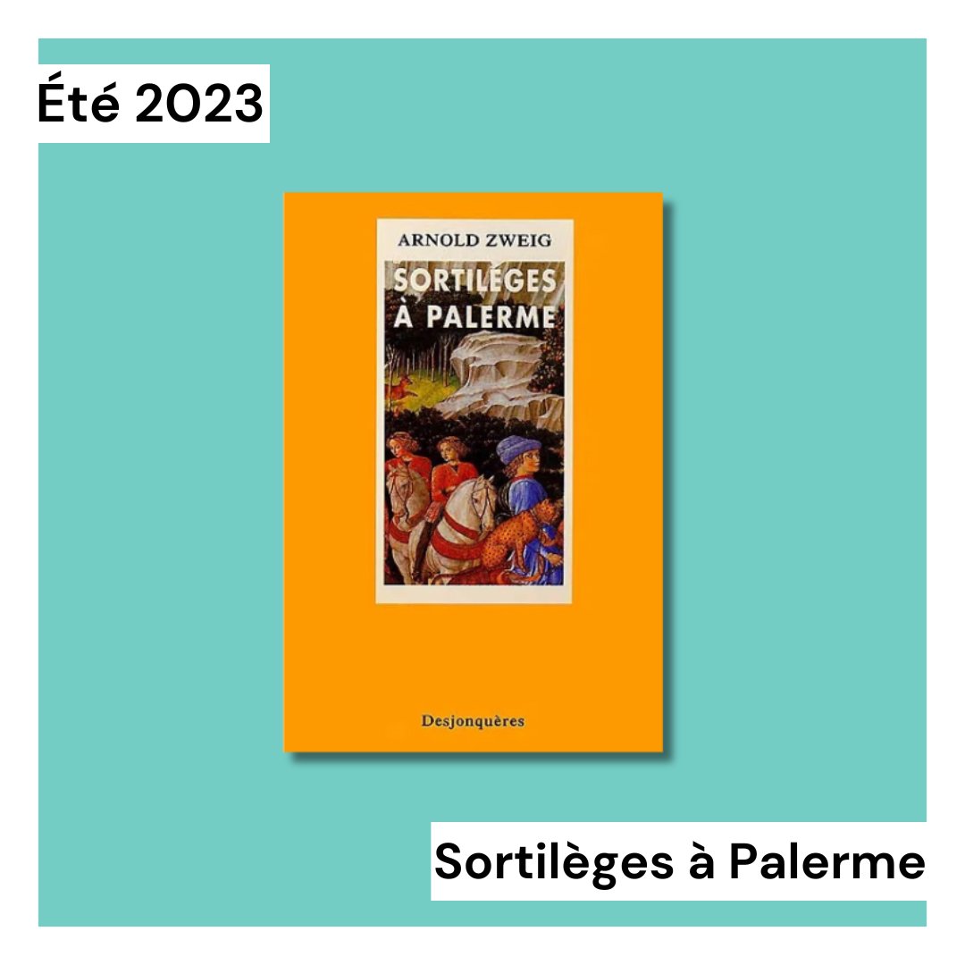 Il y a deux semaines, nous vous emmenions à Palerme au beau milieu du XIIIe siècle dans la cour de Frédéric II, empereur germanique et roi de Sicile. 🚢

Bel été !

Venez découvrir #sortilegesapalerme d' #arnoldzweig aux éditions #desjonquères.