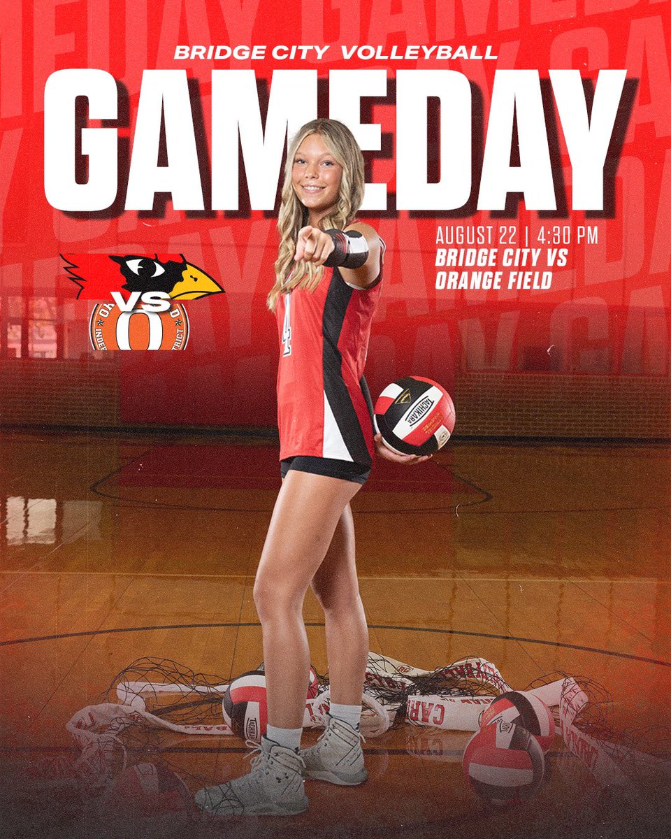 BC_Vball's tweet photo. It’s Game Day Tuesday in Orangefield! What better way to kick off the Bayou Bowl week than a night of BC volleyball! 4:30/5:30/6:30 

Tickets are sold online. https://t.co/13h4K0Yj9m

#GoCards #BCA https://t.co/WiyOqhsFHo