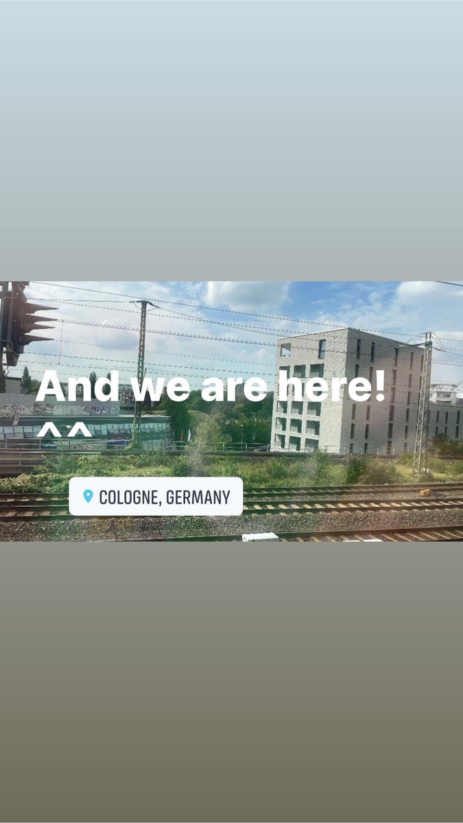 We. Are. HERE!!🤩🤩🤩

@AquaMoon33 

#Köln #Cologne #BigCityLife