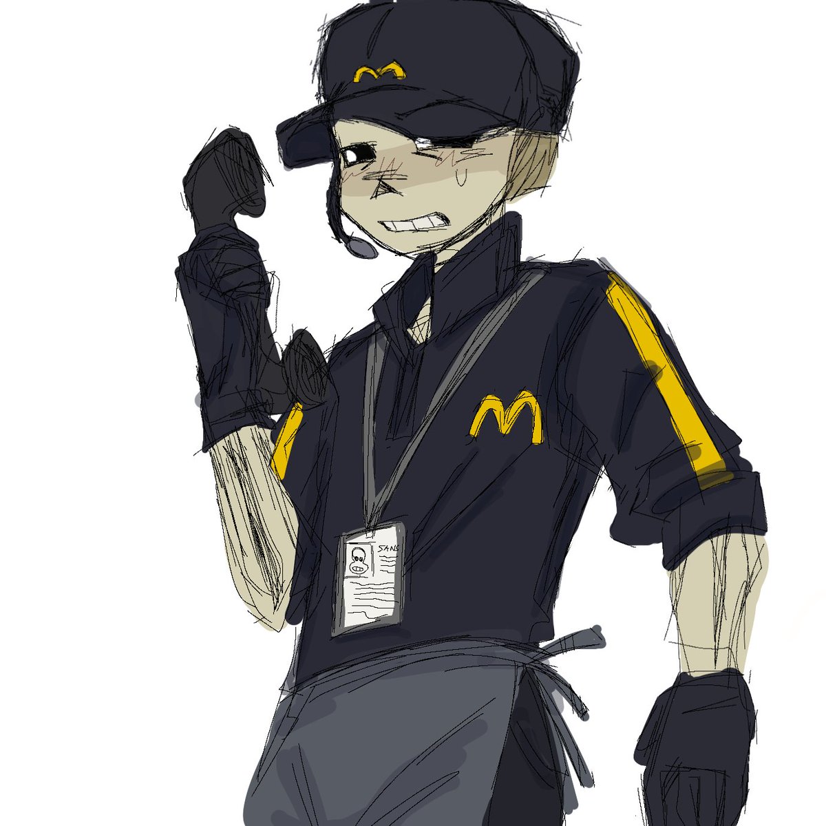 nijichiko's tweet photo. Holy cow a McDonald's oc!1!1!
#undermc #understeak #ronsans #fryesans #undertaleAU #undertale #sansoc #sansau #sans #MCDONALDS https://t.co/dXKh93NF0a