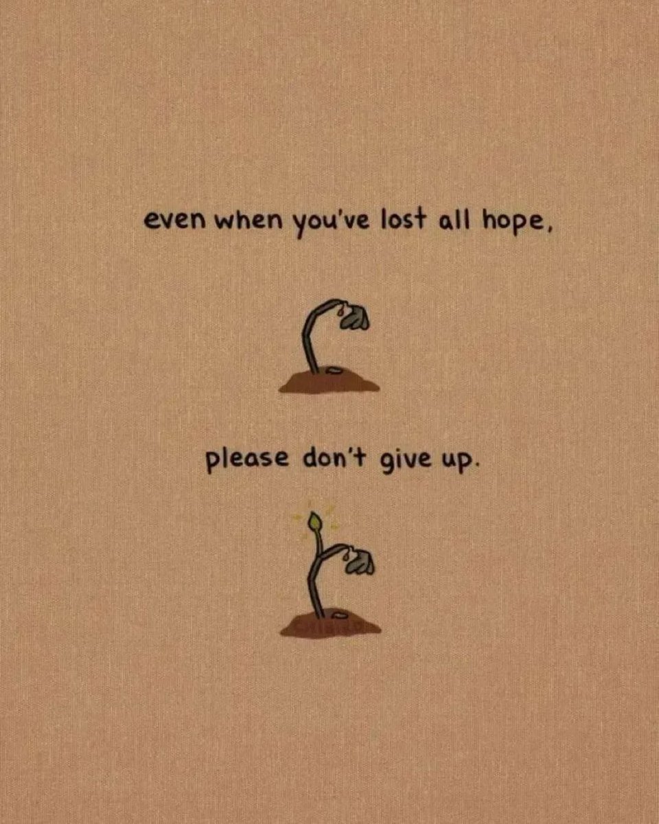Never Give Up.