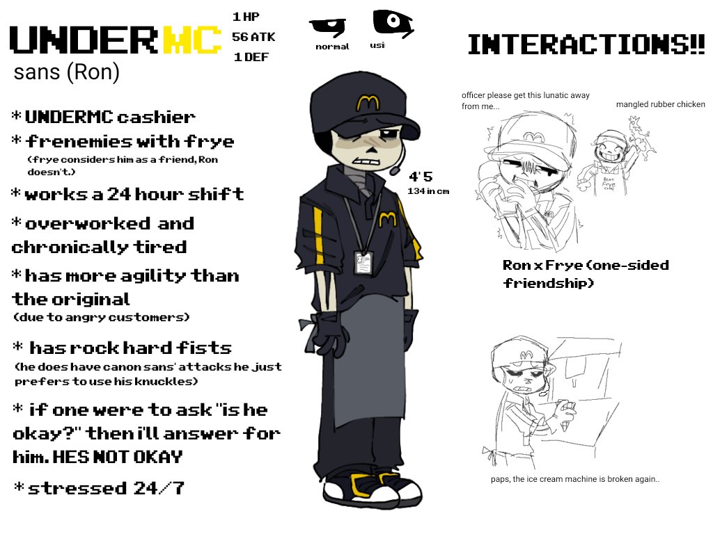 nijichiko's tweet photo. Holy cow a McDonald's oc!1!1!
#undermc #understeak #ronsans #fryesans #undertaleAU #undertale #sansoc #sansau #sans #MCDONALDS https://t.co/dXKh93NF0a
