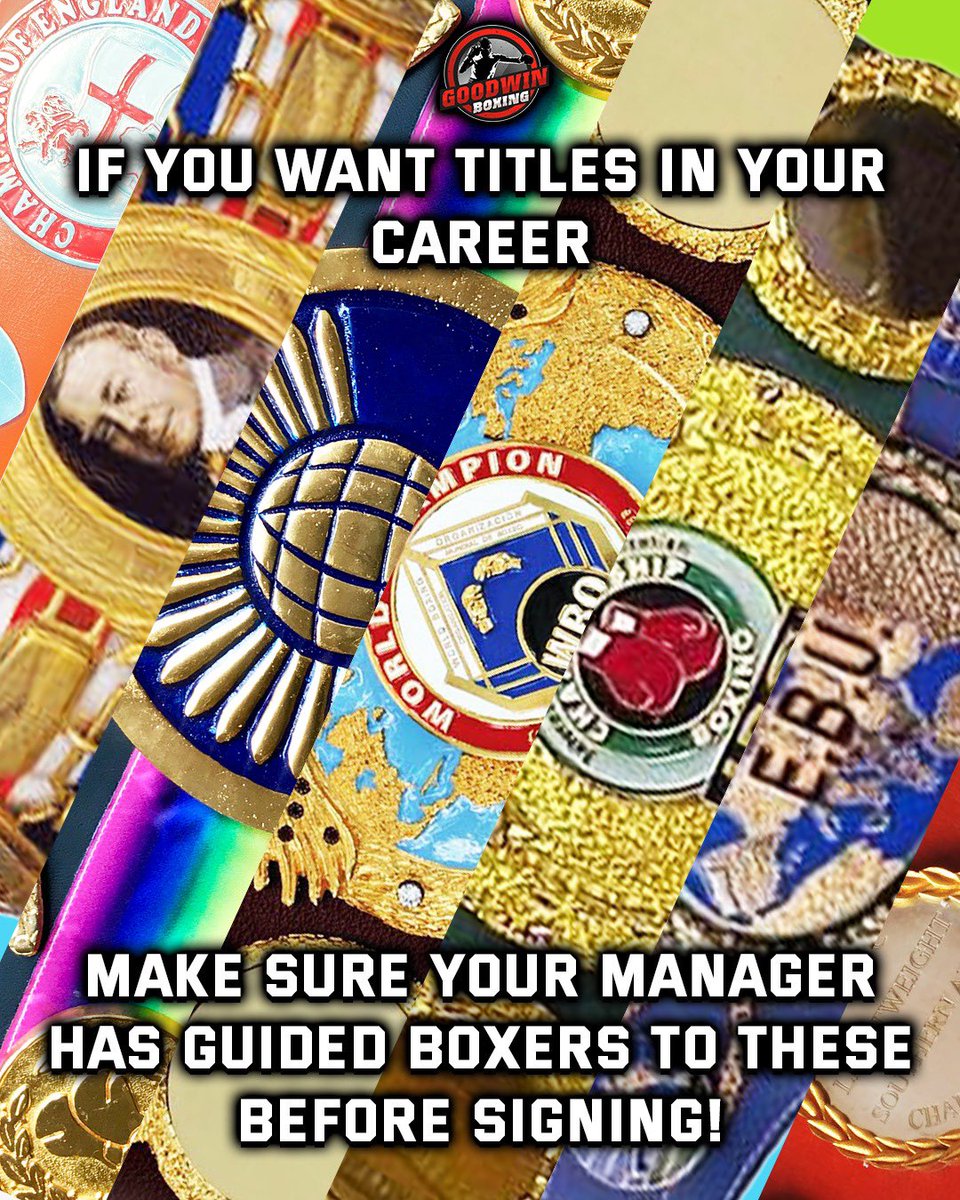 stephenggoodwin's tweet photo. π€ Partner with us for unparalleled guidance, strategic planning, and industry connections that will give you the winning edge. Your championsβ journey starts here. Letβs build your legacy together!
π© DM us for inquiries. Success awaits! πͺ
3 of 3
#goodwinboxingmanagement https://t.co/ps7LAoId99