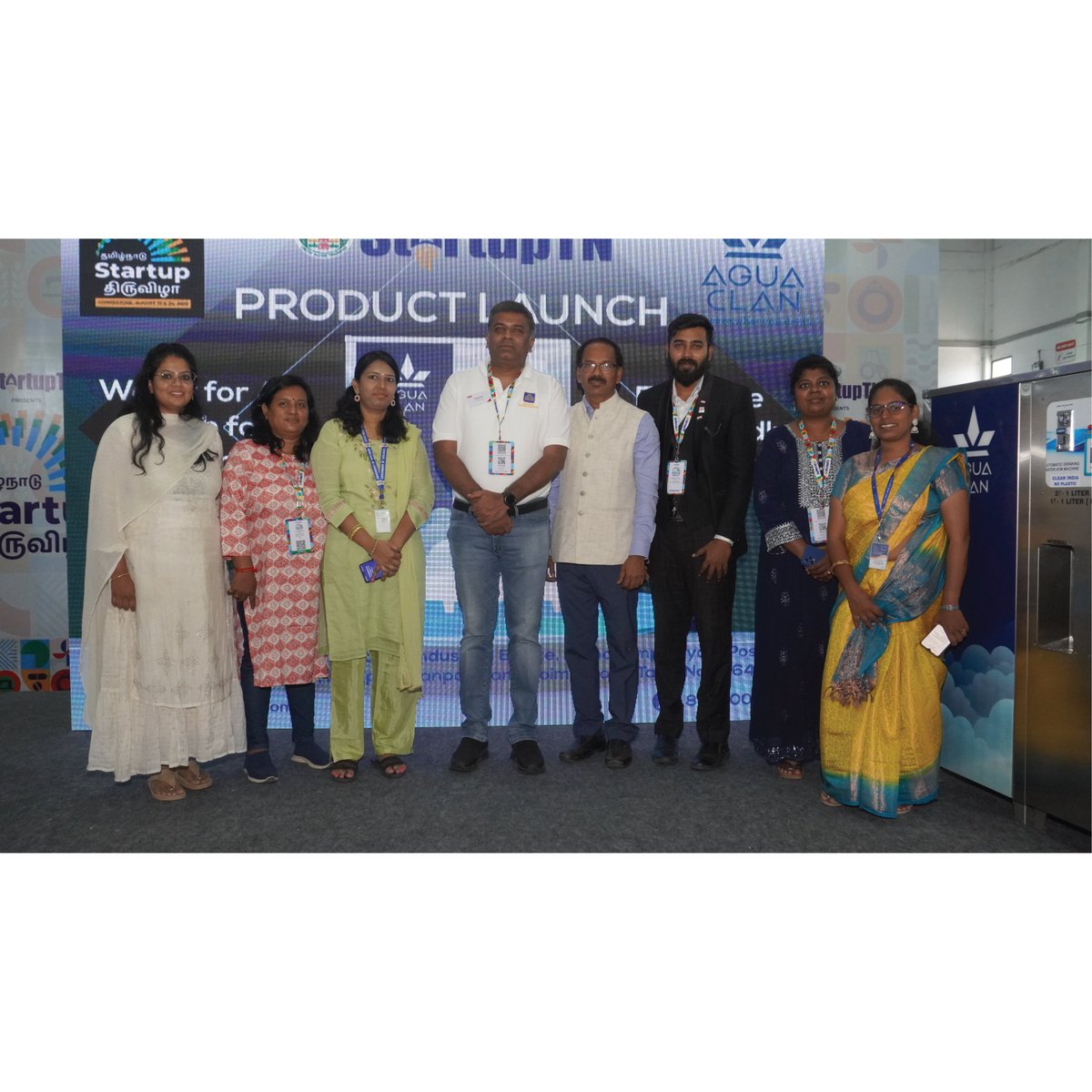 aguaclan's tweet photo. The launch of our innovative Solar Operated Water ATM with multiple payment options!
#startup #tamilnadu #anbarasan #honorable #minister #newinventions #wateratm #aguaclan #startuptn https://t.co/S2Gyb50yC4