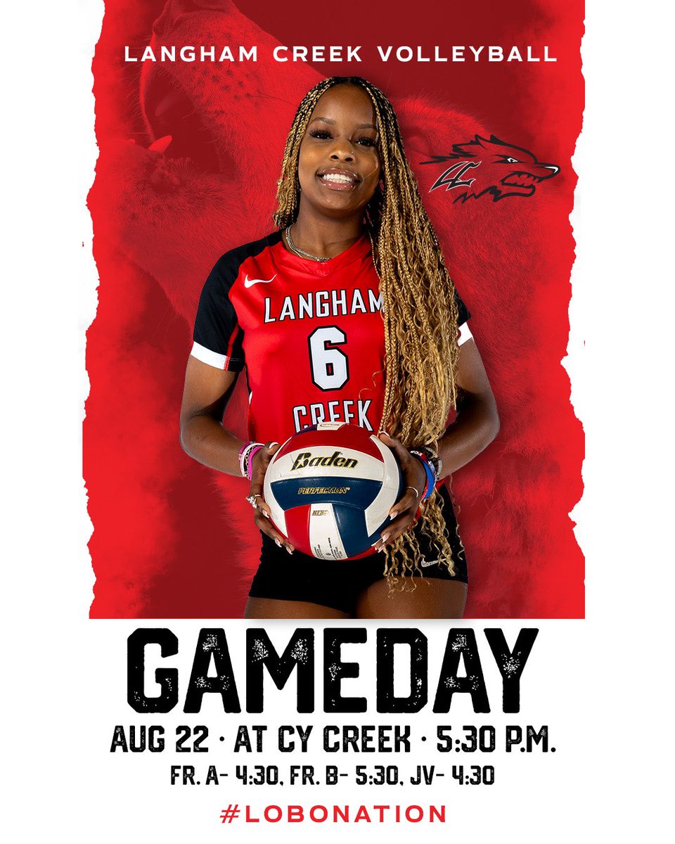 It’s Game Day Lobos!  Head on over to Cy Creek in your favorite red shirt and support the Lady Lobos! #wearelobos #lobonation #respectallfearnone
