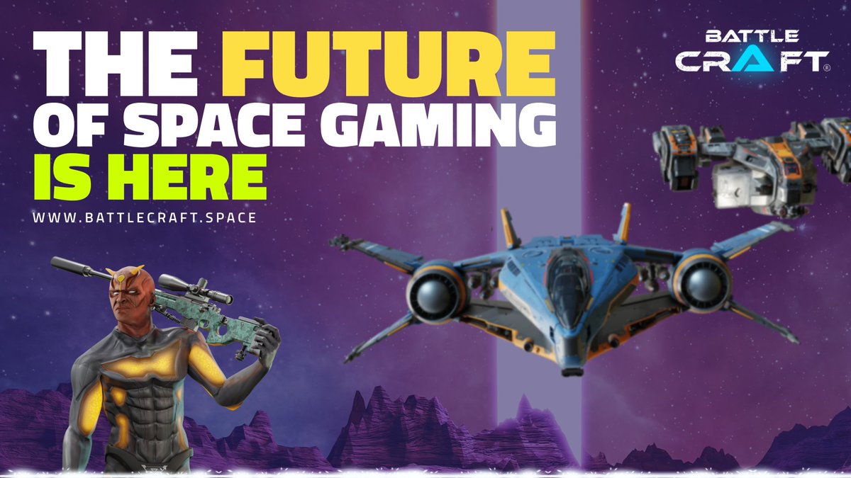 EPIC SPACE BATTLES LIKE NEVER BEFORE IN #BATTLECRAFT😎

Choose from an array of sleek &amp; deadly spacecrafts, each with its own unique powers to explore &amp; conquer the vastness of space🌌

Don’t wait, just get in the game &amp; let the battle begin🎉

#PlayToEarn #P2E #NFTGame