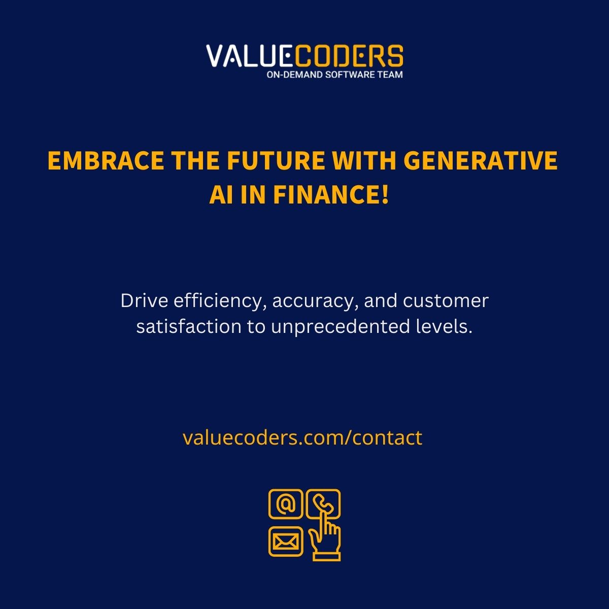 🌟 Unleash Creativity with Generative AI: Transforming Businesses! 🚀 Explore the power of Generative AI services and transform your business today! valuecoders.com/ai/generative-… #GenerativeAI #FutureTech #AIRevolution #ValueCoders