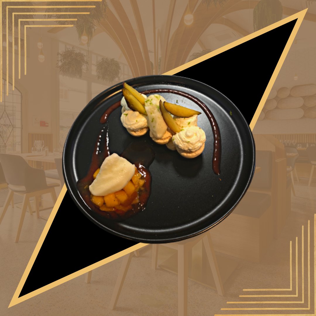 ✨[PARTAGE]✨

Le saviez-vous ?🤔

Le pâtissier a élaboré une nouvelle douceur sucrée, afin de célébrer ce bel été !☀️
Composée de pêches de saison, cette pavlova va vous combler de passion.
Accompagnée d'un sorbet citron et romarin, celle-ci saura vous mettre dans le bain...🍑🍋