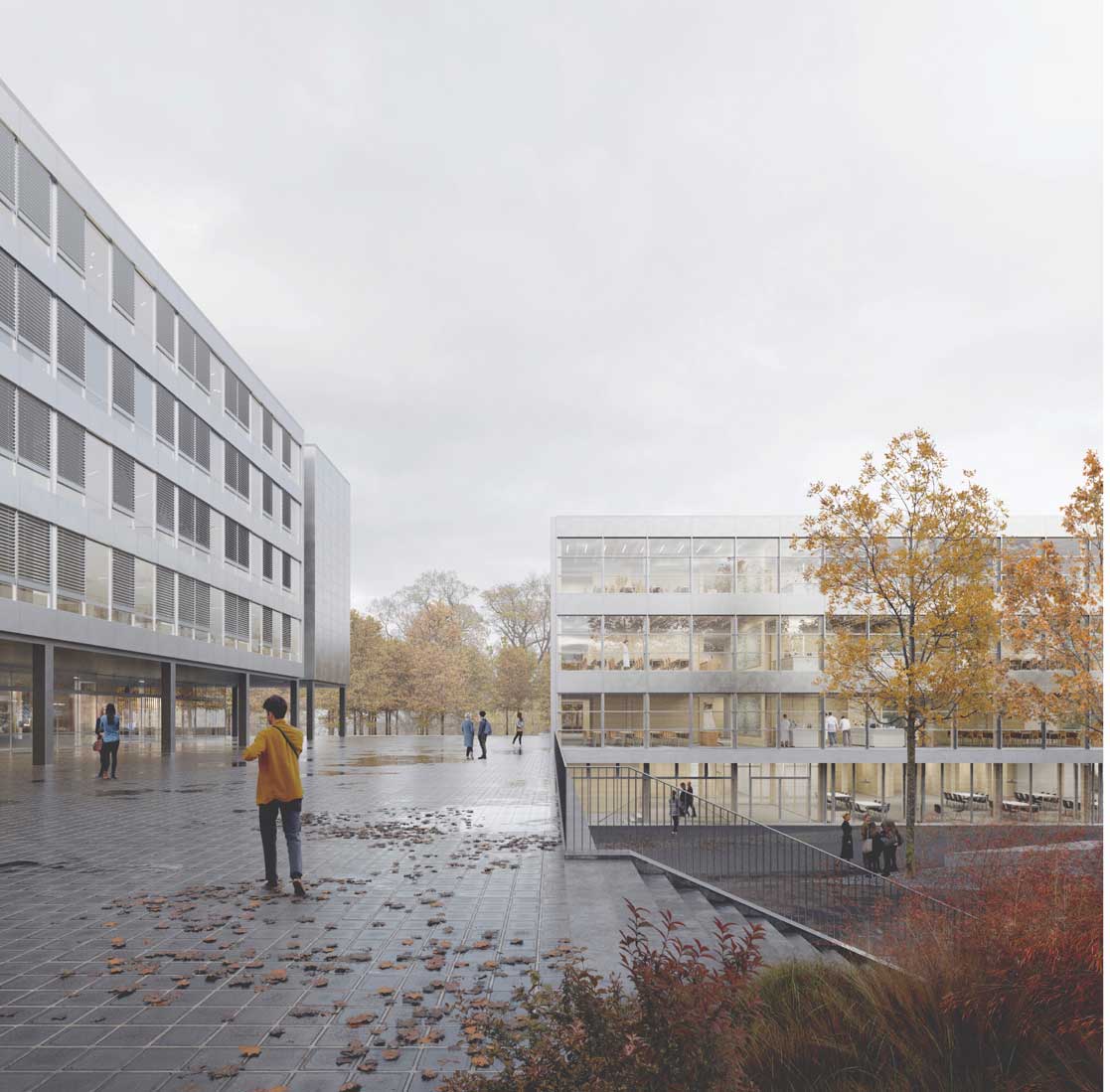 TEC21_Heft's tweet image. Das Gymnasium #Neufeld erhält einen Ersatzneubau. Das Projekt  «Gravitationsfeld» des Architekturbüros Studio #Nosu #KLG aus Zürich  überzeugt mit dem neuen, kompakten Nordtrakt und grosszügigen  Aussenräumen.
competitions.espazium.ch/de/wettbewerbe…