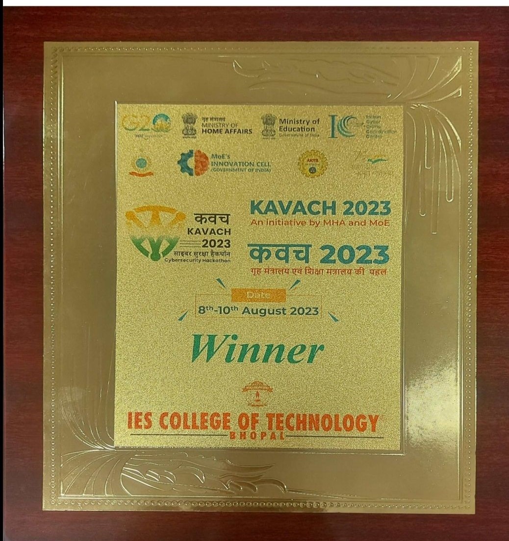 SRM_DEI's tweet image. We are happy to share that our second-year student team from the CTECH department WON FIRST PLACE and received a CASH AWARD of Rs. 1,00,000 in the "Kavach Hackathon-2023."
#srmist #kavach2023 #nationbuilding #innovation #hackathon #competition