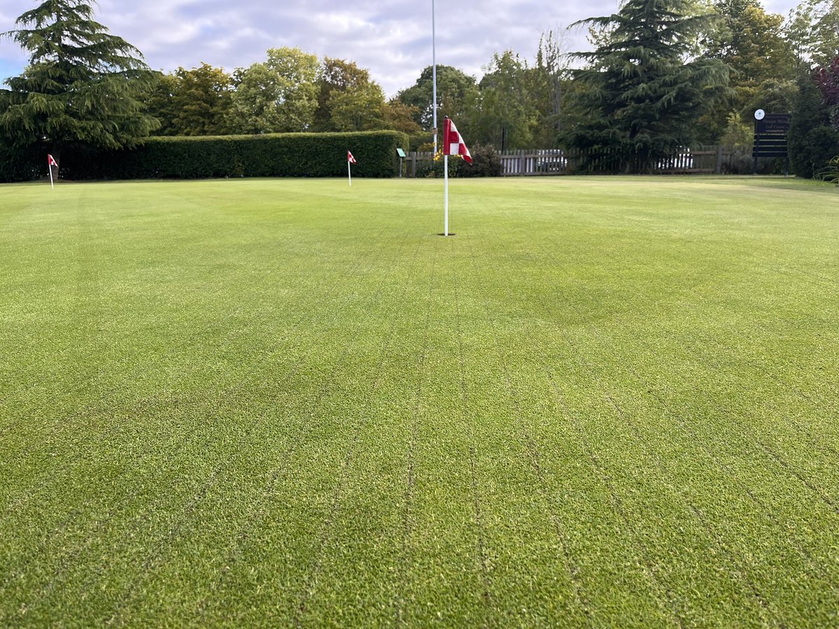 Looks like some overseeding ongoing this week 👀 🌱🌱🌱

Thanks to <a href="/CollierTurfCare/">Collier Turf Care</a> for the continuous support and supply.

#continuousimprovement
#greenkeepers