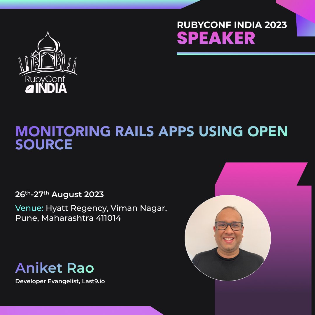 rubyconfindia's tweet image. We are elated to announce @aniket_rao as our speaker for #RubyConfIndia2023

A programmer by day, a stargazer by night, he weaves digital wonders while finding inspiration in the mysteries of the cosmos

Visit:rubyconf.in 

#rubyconfindia #rci #rubconf #rubyconf2023