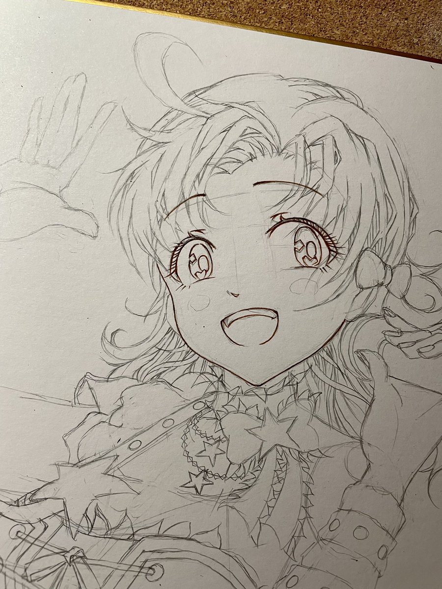 描いてました✒️✒️✒️ 