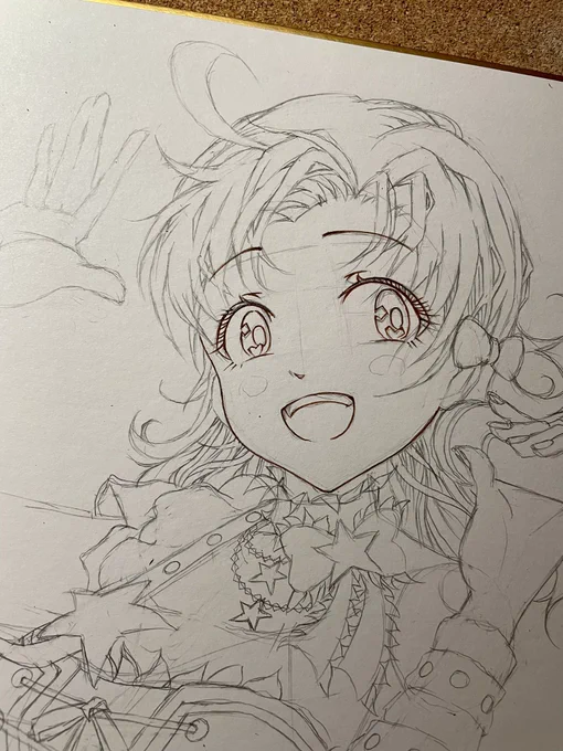 描いてました✒️✒️✒️ 